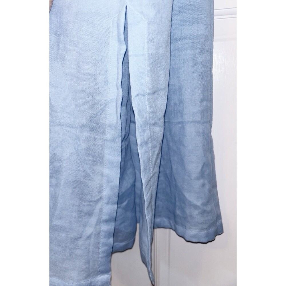 LAKE Blue Cotton Maxi Dress Size Large - Picture 4 of 7